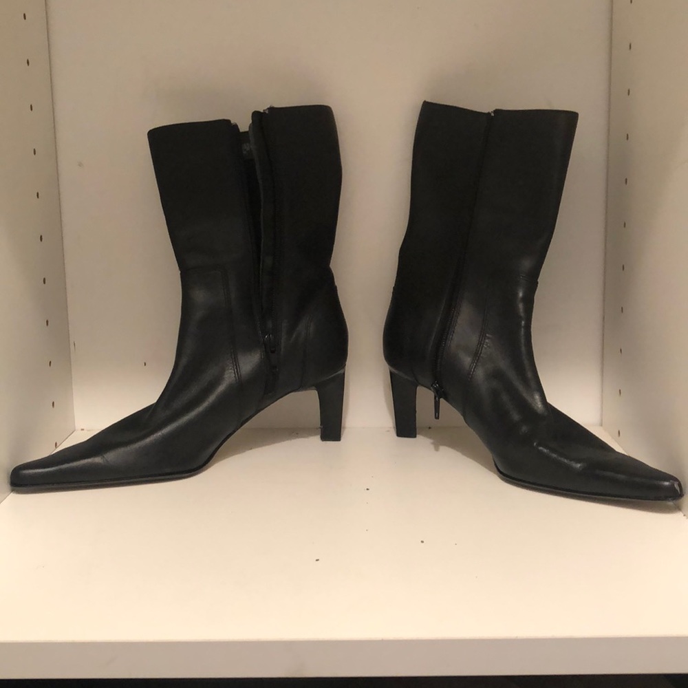 Sam & Libby black boots size 5 1/2 - Picture 2 of 5